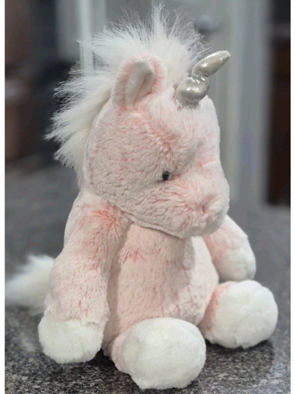 Aurora Purely Luxe Unicorn Plush 10" White Pink Stuffed Animal